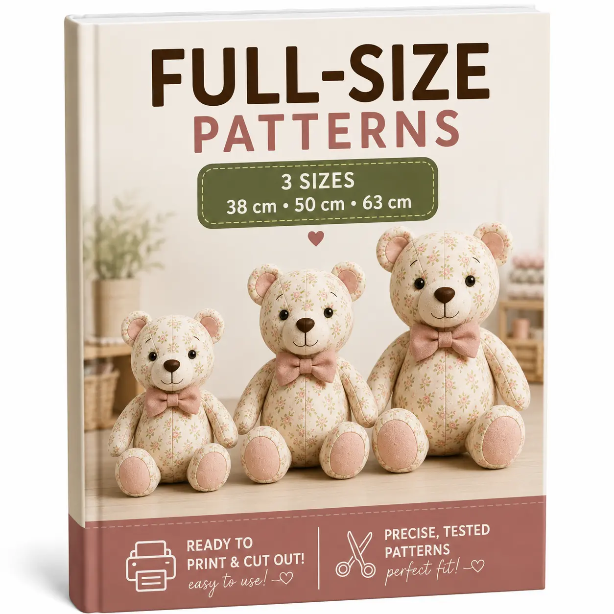Full-size sewing patterns